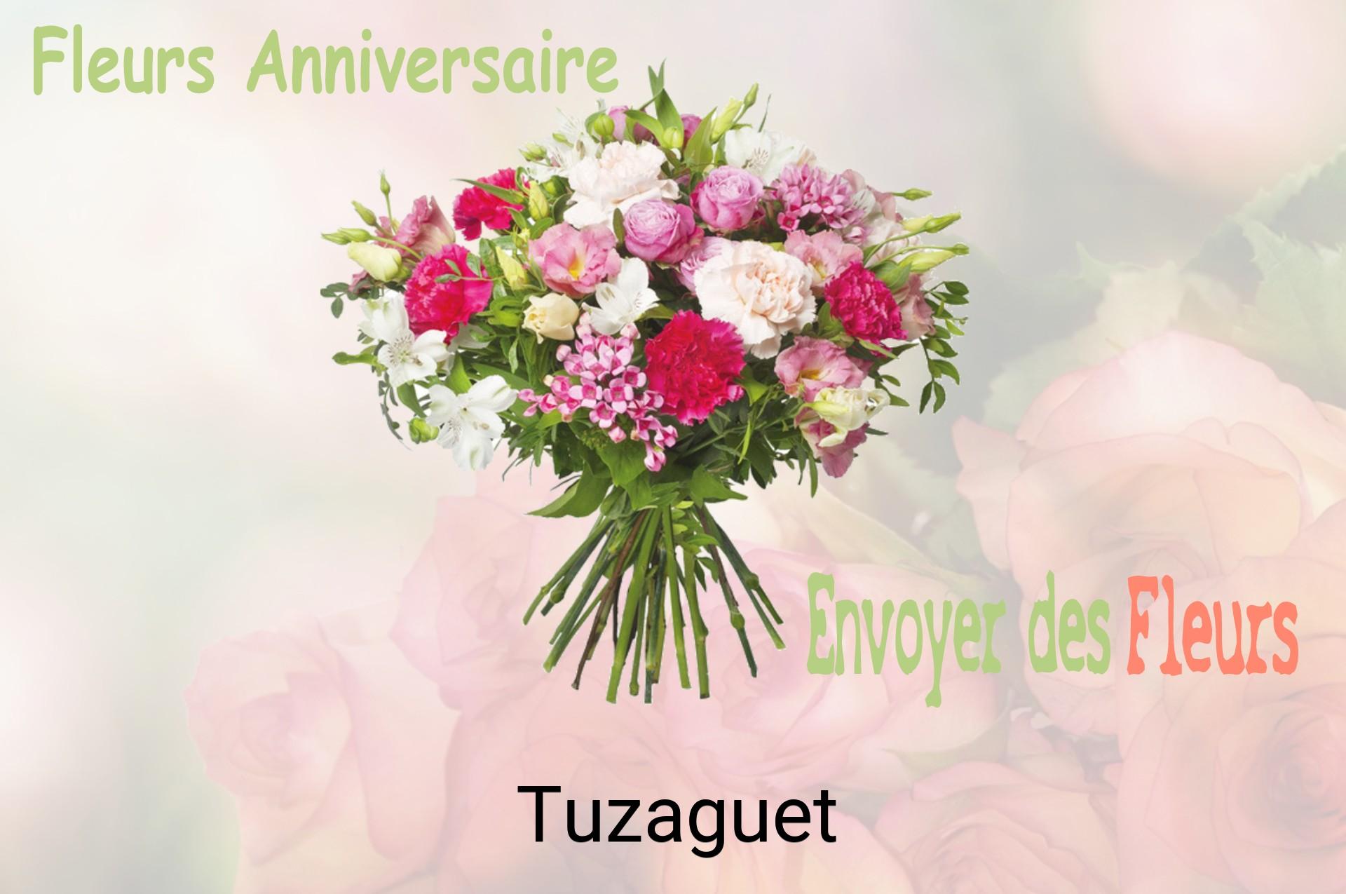 Bouquet de fleurs d’anniversaire livré à Tuzaguet