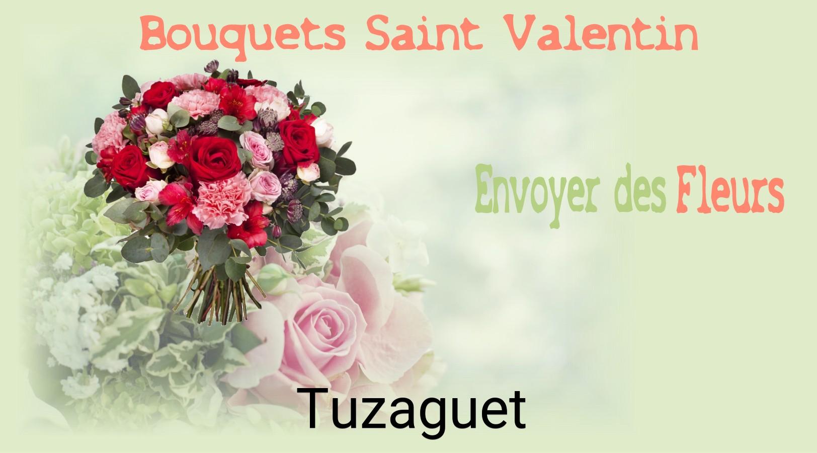 Roses de Saint-Valentin livrées à Tuzaguet